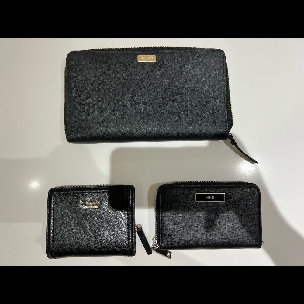 Kate Spade Large Wallet Set- included 1 Mango brand